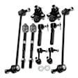 APCA2076 10x Front & Rear Stabilizer Bar Link & Tie Rod End & Ball Joint kit
