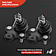 APCA2076 10x Front & Rear Stabilizer Bar Link & Tie Rod End & Ball Joint kit
