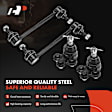 APCA2095 10x Front & Rear Suspension Stabilizer Bar Link Kit