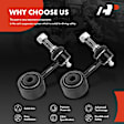 APCA2107 2x Front Left & Right Stabilizer Sway Bar End Link