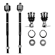 APCA2130 4x Front Lower Ball Joint Inner Tie Rod End Kit