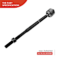 APCA2130 4x Front Lower Ball Joint Inner Tie Rod End Kit