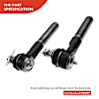APCA2132 4x Front Tie Rod End Ball Joints