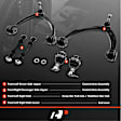 APCA2161 6x Front Control Arm with Ball Joint Sway Bar Link