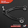 APCA2161 6x Front Control Arm with Ball Joint Sway Bar Link