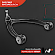 APCA2161 6x Front Control Arm with Ball Joint Sway Bar Link