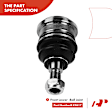APCA2178 4x Outer Tie Rod End & Front Lower Ball Joint