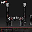 APCA2184 4x Inner & Outer Tie Rod Ends