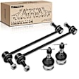 APCA2196 4x Front Stabilizer Bar Link Ball Joints