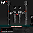 APCA2210 4x Inner & Outer Tie Rod End