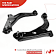APCA2249 4x Front Control Arm with Ball Joints Sway Bar Link