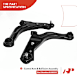 APCA2249 4x Front Control Arm with Ball Joints Sway Bar Link
