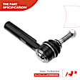 APCA2271 8x Front Stabilizer Bar Link with Ball Joint Tie Rod End