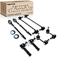 APCA2285 8x Front & Rear Sway Bars End Tie Rod Ends Kit