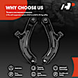 APCA2292 2x Front Lower Control Arm & Ball Joint Assembly