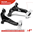 APCA2307 10x Front Control Arm with Ball Joint Stabilizer Bar Link