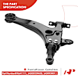 APCA2318 2x Front Control Arms