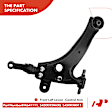 APCA2318 2x Front Control Arms
