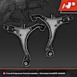 APCA2349 2x Front Lower Control Arm Kits