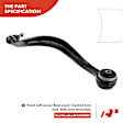APCA2354 2x Front Control Arm with Ball Joint Assembly
