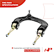 APCA2380 6x Front Control Arm with Ball Joint Tie Rod End