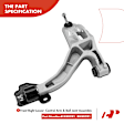 APCA2390 6x Control Arm with Ball Joint & Tie Rod End