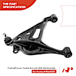 APCA2413 6x Front Lower Control Arm & Ball Joint Tie Rod End