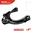 APCA2433 8x Control Arm with Ball Joint Tie Rod End