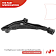 APCA2463 4x Front Control Arm with Ball Joints