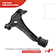 APCA2463 4x Front Control Arm with Ball Joints