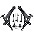 APCA2474 8x Front Control Arm & Tie Rod End & Ball Joint