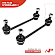 APCA2484 8x Front & Rear Stabilizer Bar Link Inner & Outer Tie Rod End