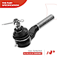 APCA2492 10x Inner & Outer Tie Rod End with Ball Joints