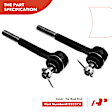 APCA2572 8x Front Joint Sway Bar Link Tie Rod End with Ball