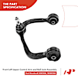 APCA2576 8x Control Arm with Ball Joint Sway Bar Link Tie Rod End