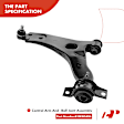 APCA2633 4x Front & Rear Control Arm with Ball Joint Sway Bar Link