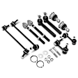 APCA2754 10x Front & Rear Stabilizer Bar Link & Tie Rod End & Ball Joint