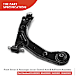 APCA2779 2x Front Lower Control Arm with Ball Joint
