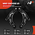 APCA2784 2x Front Lower Control Arm with Ball Joint