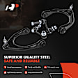 APCA2785 6x Control Arm with Ball Joint Stabilizer Bar Link Kit