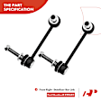APCA2789 10x Front Control Arm & Ball Joint Assembly Sway Bar Link