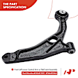APCA2796 6x Control Arm with Ball Joint & Sway Bar