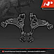 APCA2848 2x Front Lower Control Arm & Ball Joint Assembly