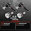 APCA2901 4x Front Tie Rod End & Ball Joint