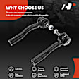 APCA2908 2x Front Outer Steering Tie Rod End