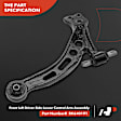 APCA2967 8x Control Arm with Ball Joint & Sway Bar Link