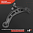 APCA2967 8x Control Arm with Ball Joint & Sway Bar Link