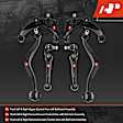 APCA3025 6x Front Lower & Upper Control Arm with Ball Joint