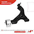 APCA3026 6x Front Control Arm with Ball Joint Sway Bar Link Tie Rod End