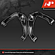 APCA3048 2x Front Upper Control Arm & Ball Joint Assembly